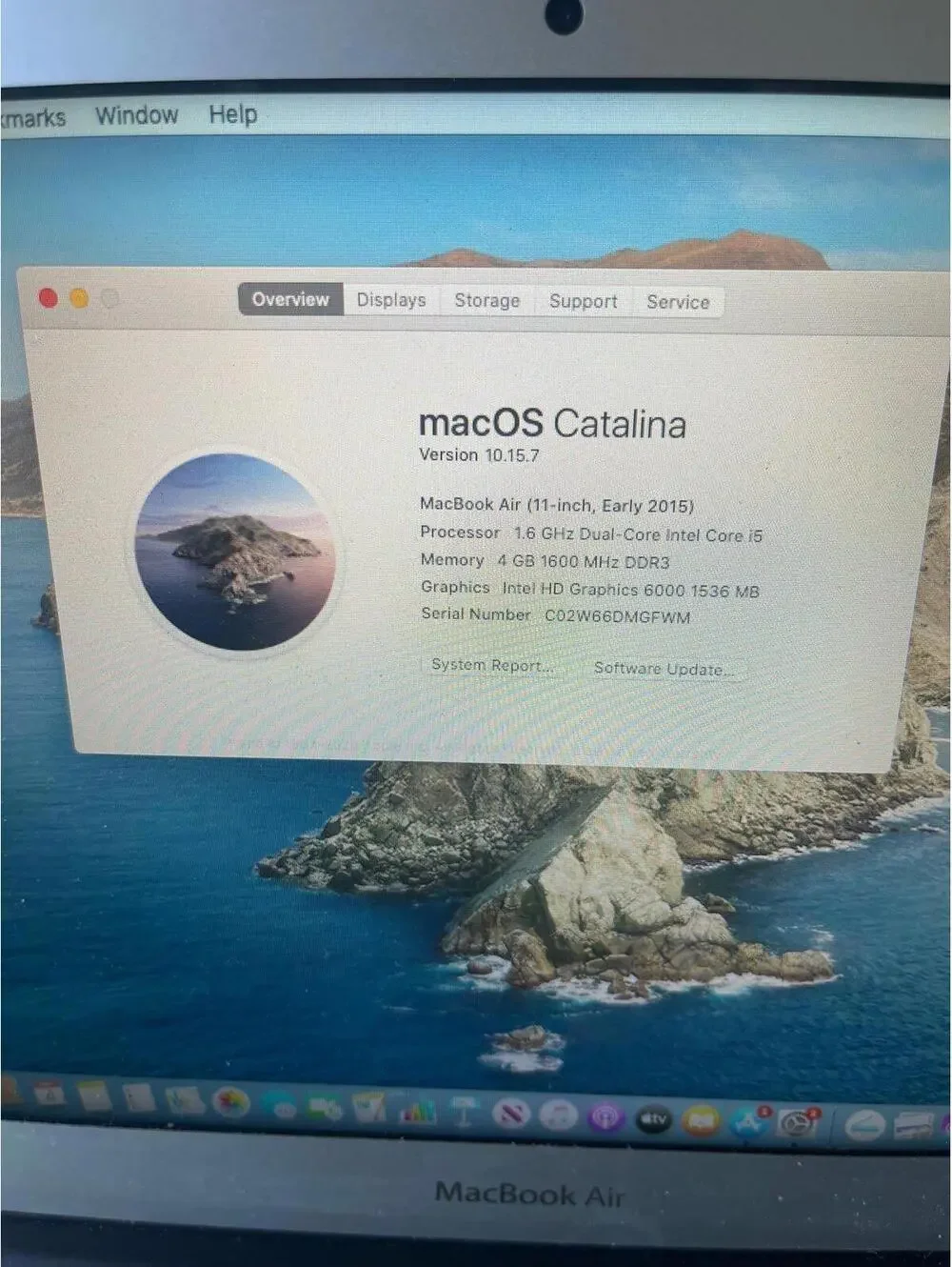 MacBook Air Apple Computer i5-5240U A1465 EMC 2924 4GB RAM Laptop & BOX
